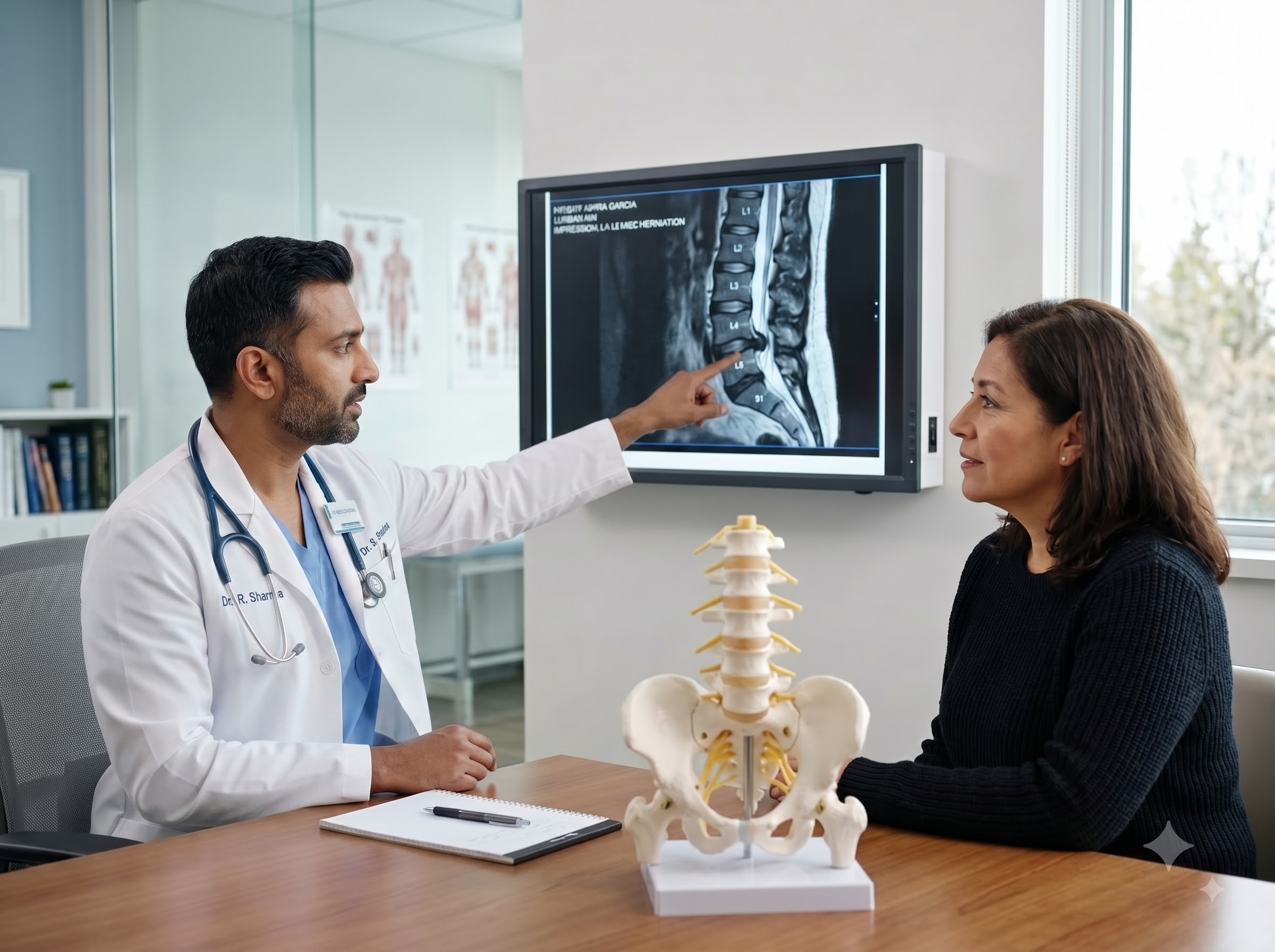 Spine surgery and trauma care at an orthopaedic clinic in Behala, Kolkata